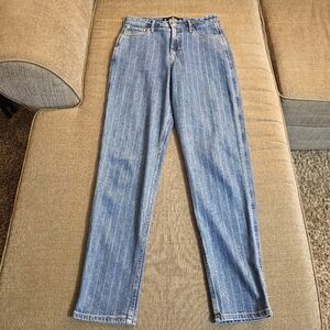 Hollister Ultra-High Rise Mom Jean Vintage Stretch Casual Denim Jeans Size 7/28